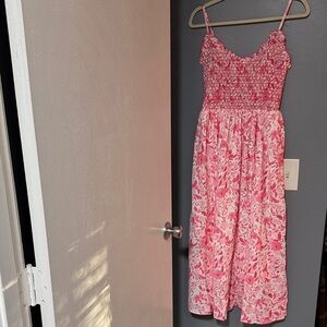 Pink Floral Sundress